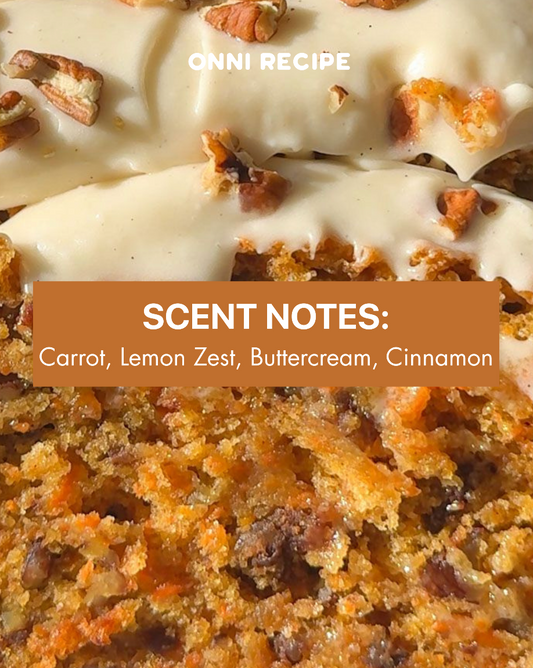 CARROT CAKE - RAPESEED WAX CANDLE - 170ML/ 250ML