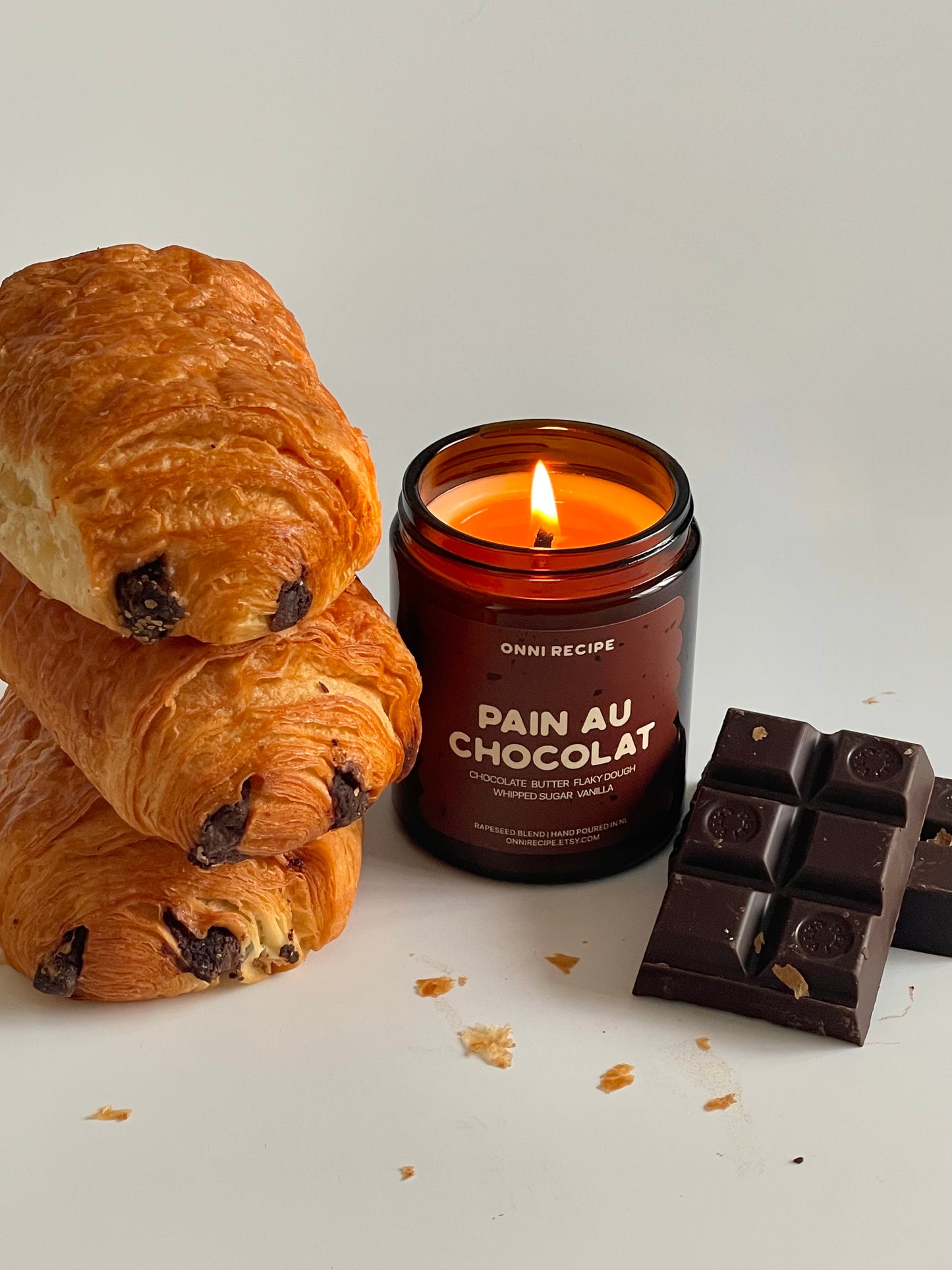 PAIN AU CHOCOLAT - RAPESEED CANDLE - 170ML/ 250ML