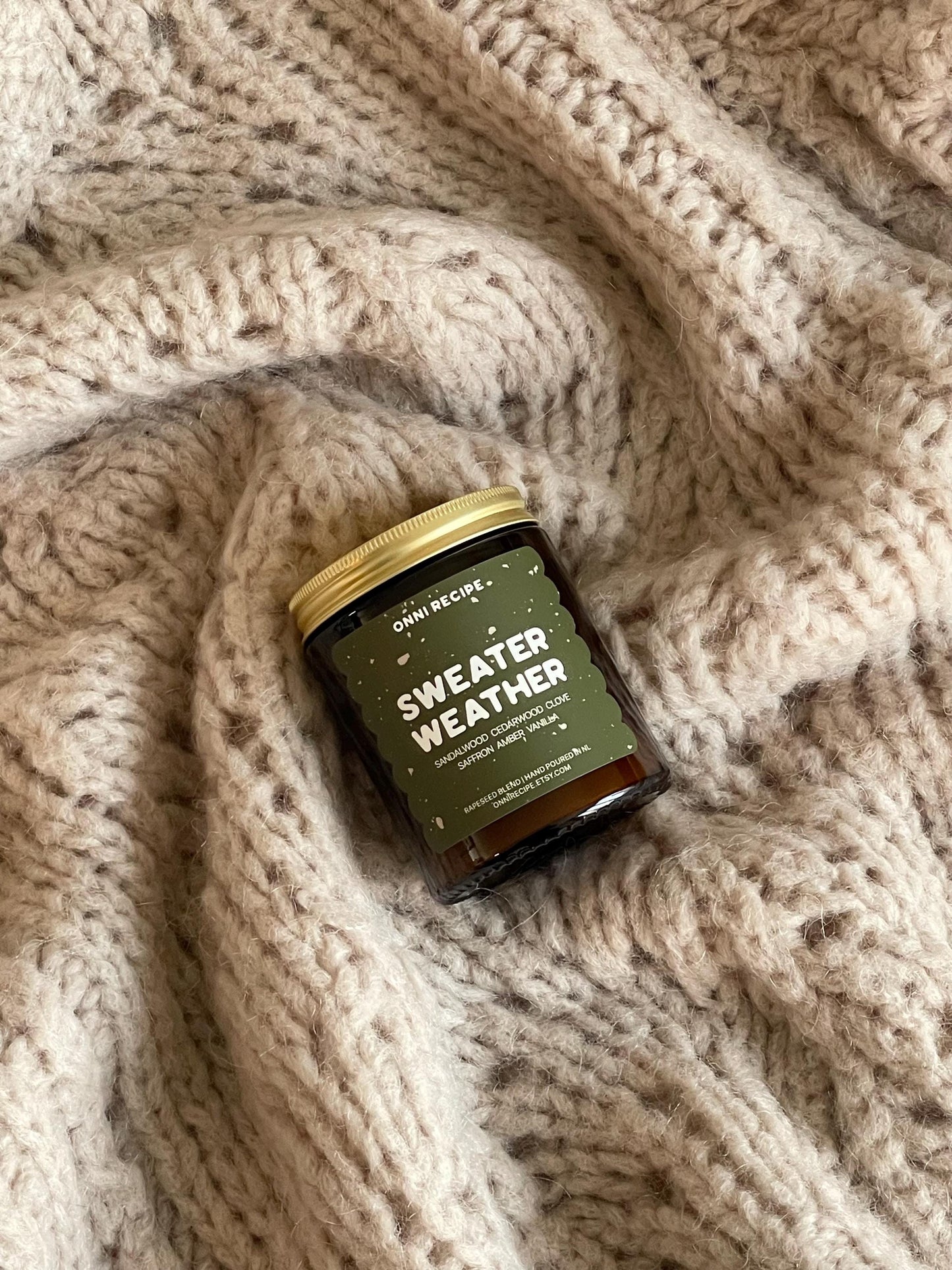 SWEATER WEATHER - RAPESEED CANDLE - 170ML/ 250ML