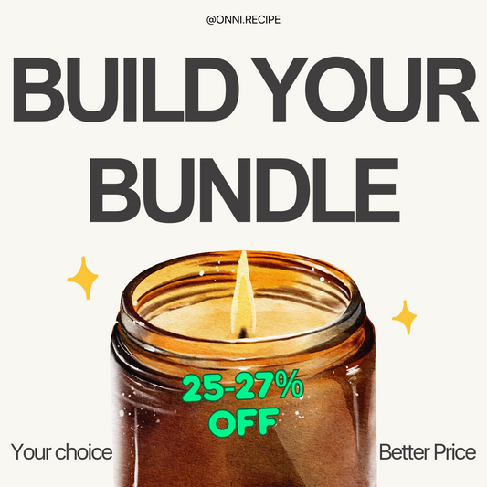 AMBER JAR CANDLE BUNDLE - 170ML