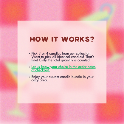 COCKTAIL CANDLE BUNDLE