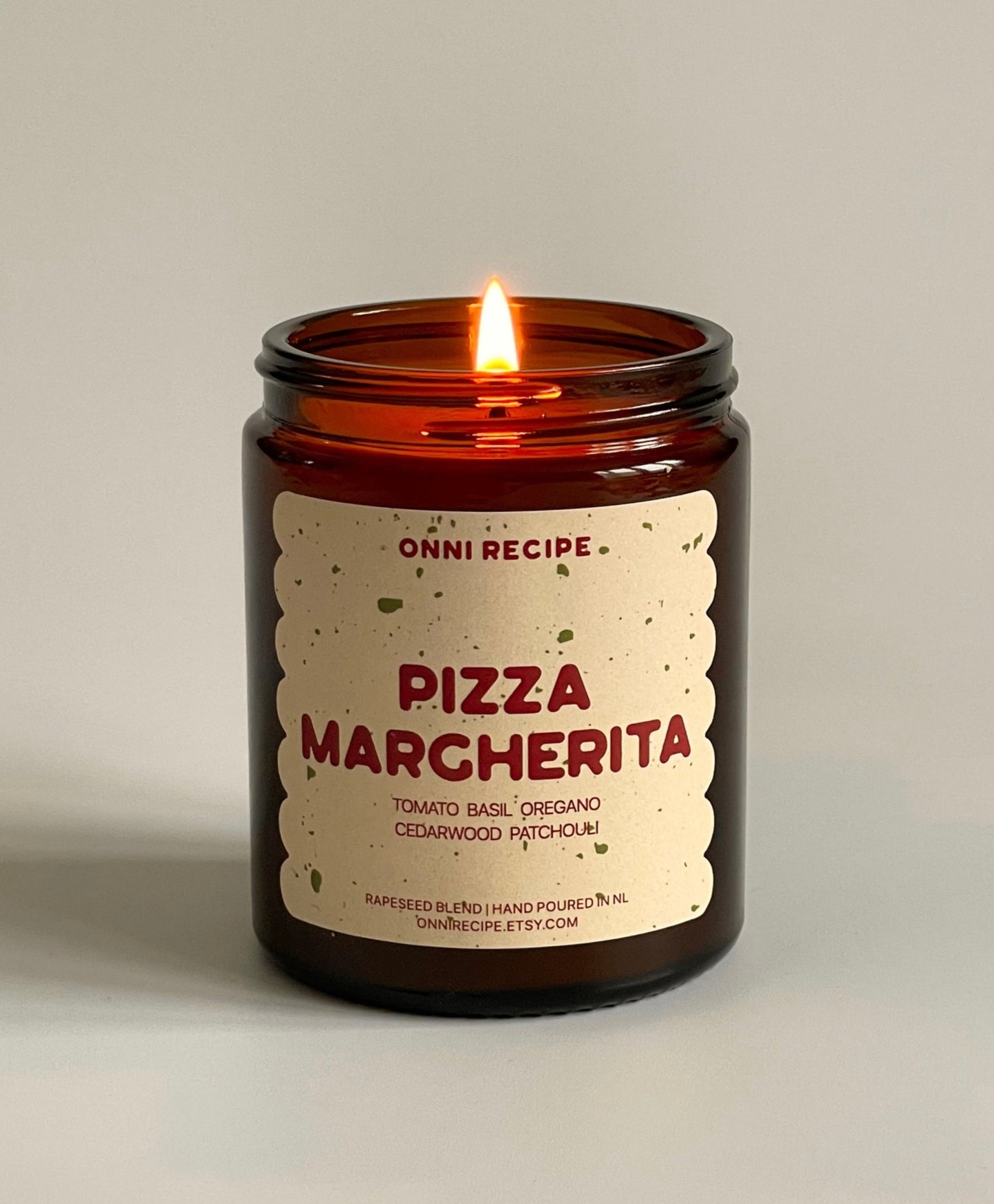 PIZZA MARGHERITA - RAPESEED CANDLE - 170ML/ 250ML