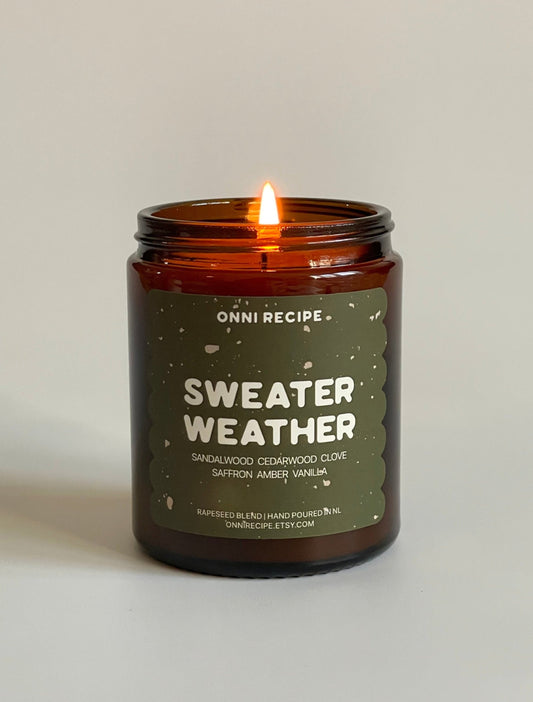 SWEATER WEATHER - RAPESEED CANDLE - 170ML/ 250ML