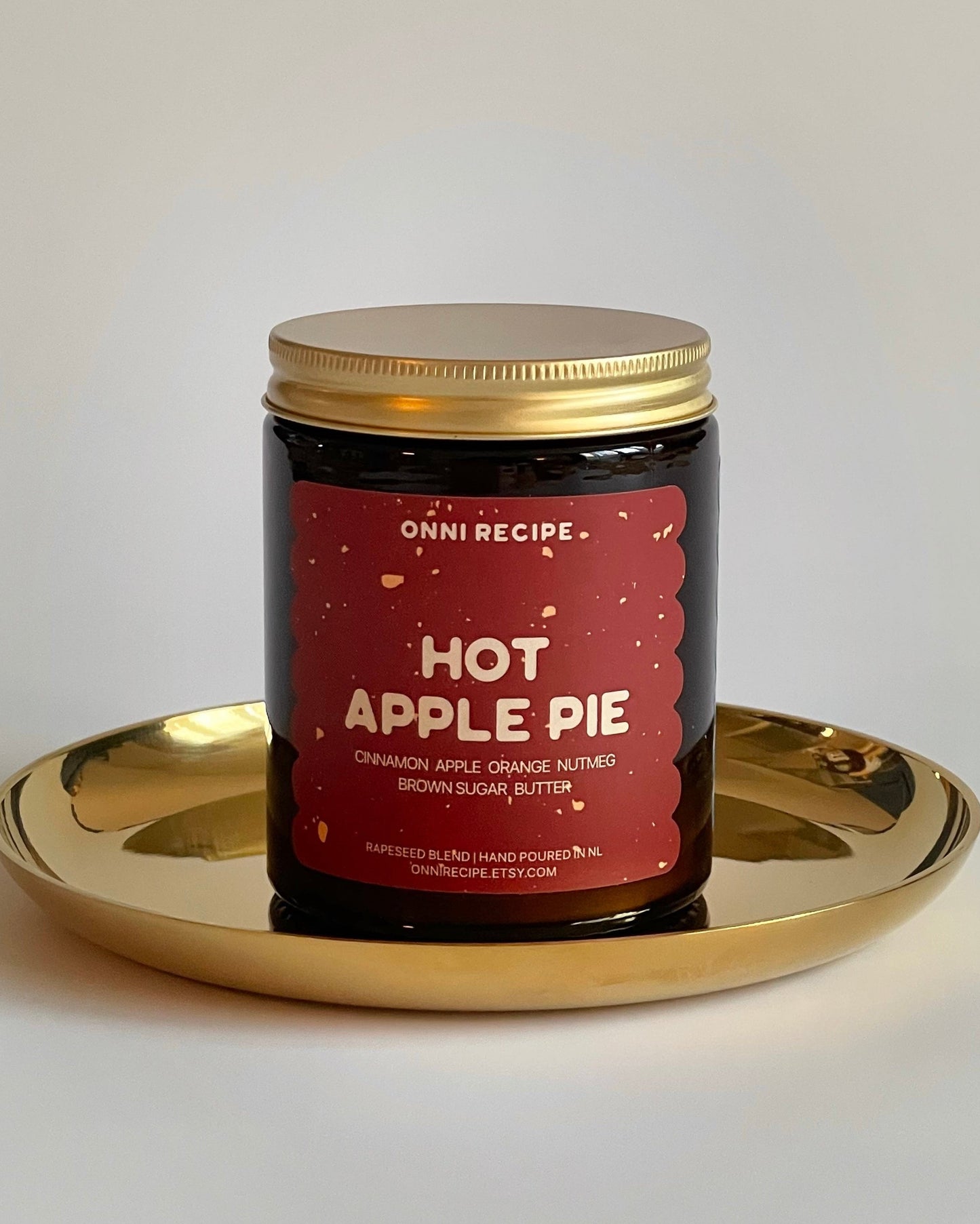 HOT APPLE PIE - RAPESEED WAX CANDLE - 170ML/ 250ML