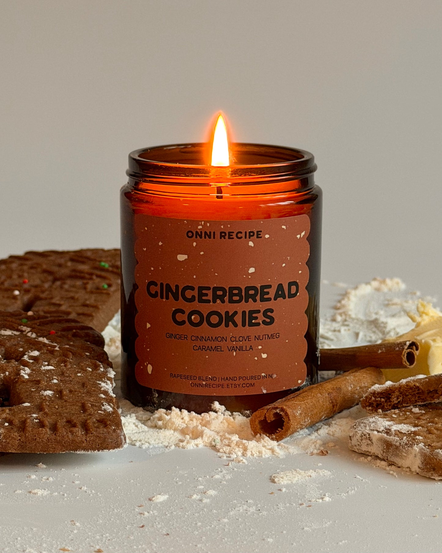 GINGERBREAD COOKIES - RAPESEED WAX CANDLE - 170ML/ 250ML