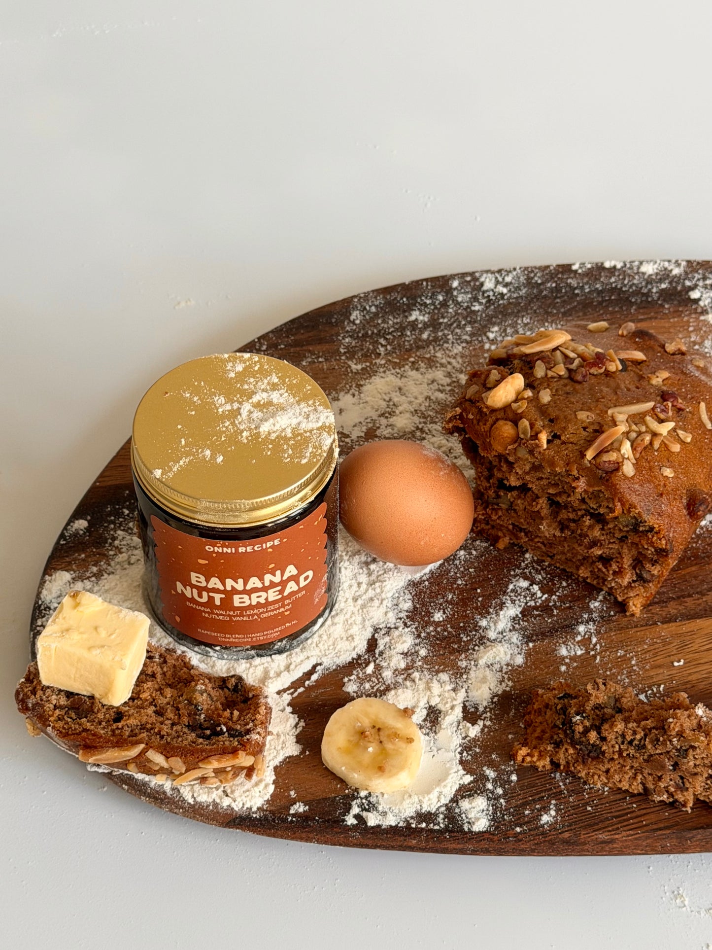 BANANA NUT BREAD - RAPESEED CANDLE - 170ML/ 250ML