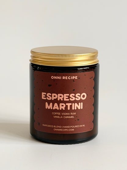 ESPRESSO MARTINI - RAPESEED CANDLE - 170ML/ 250ML