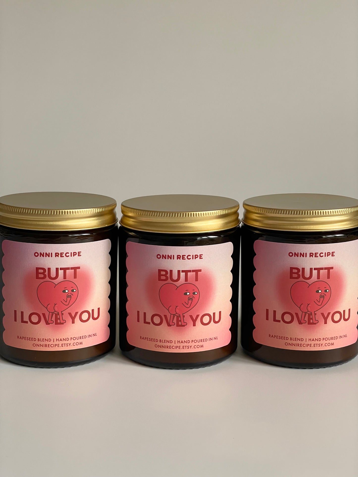 BUTT I LOVE YOU - RAPESEED CANDLE - 170ML
