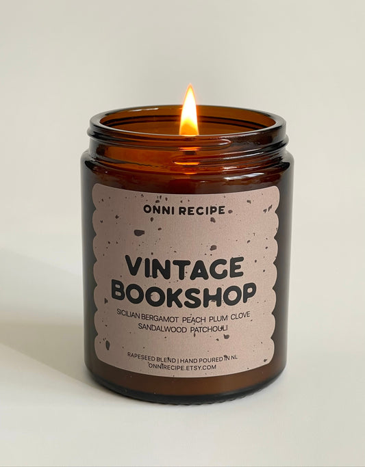 VINTAGE BOOKSHOP - RAPESEED CANDLE - 170ML/ 250ML