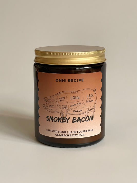SMOKEY BACON - RAPESEED CANDLE - 170ML/ 250ML
