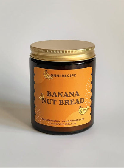 BANANA NUT BREAD - RAPESEED CANDLE - 170ML/ 250ML