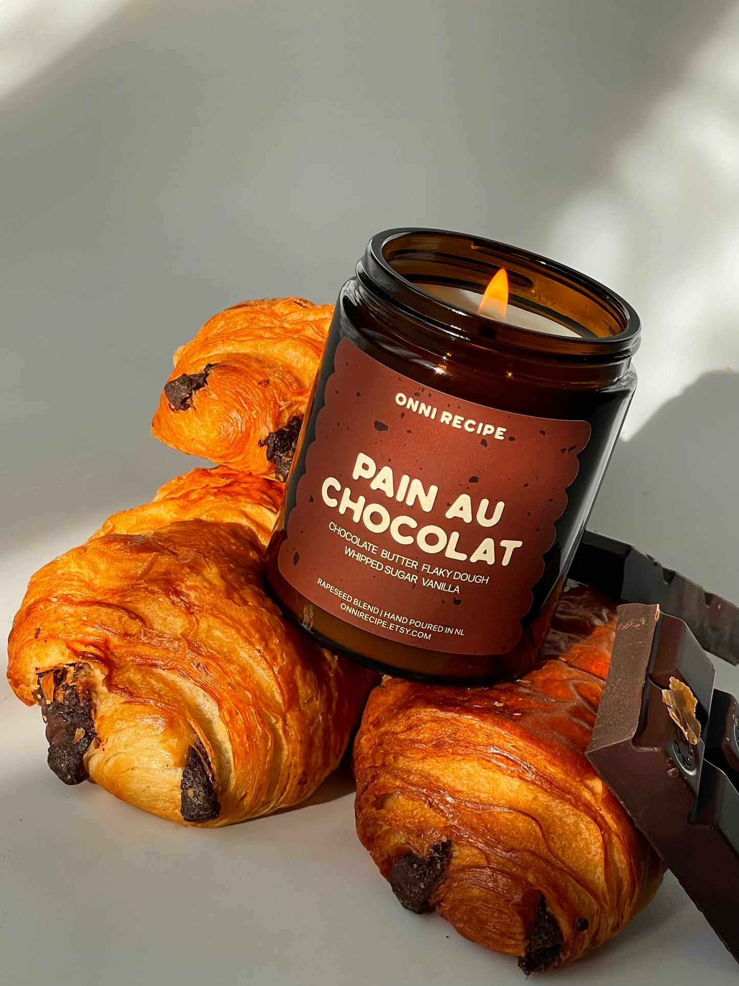 PAIN AU CHOCOLAT - RAPESEED CANDLE - 170ML/ 250ML