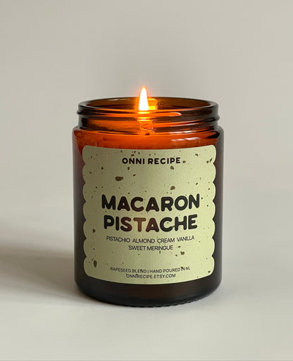 MACARON PISTACHE - RAPESEED CANDLE - 170ML/ 250ML