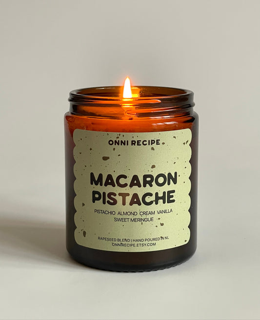 MACARON PISTACHE - RAPESEED CANDLE - 170ML/ 250ML