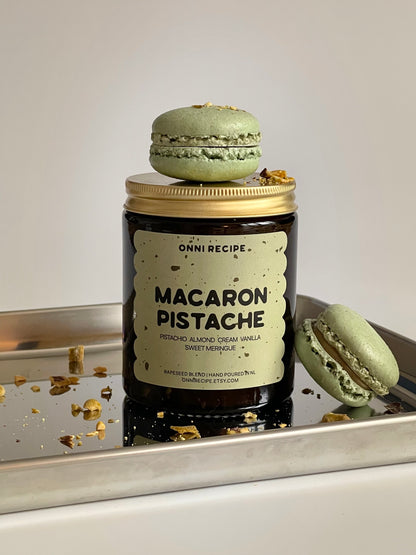 MACARON PISTACHE - RAPESEED CANDLE - 170ML/ 250ML