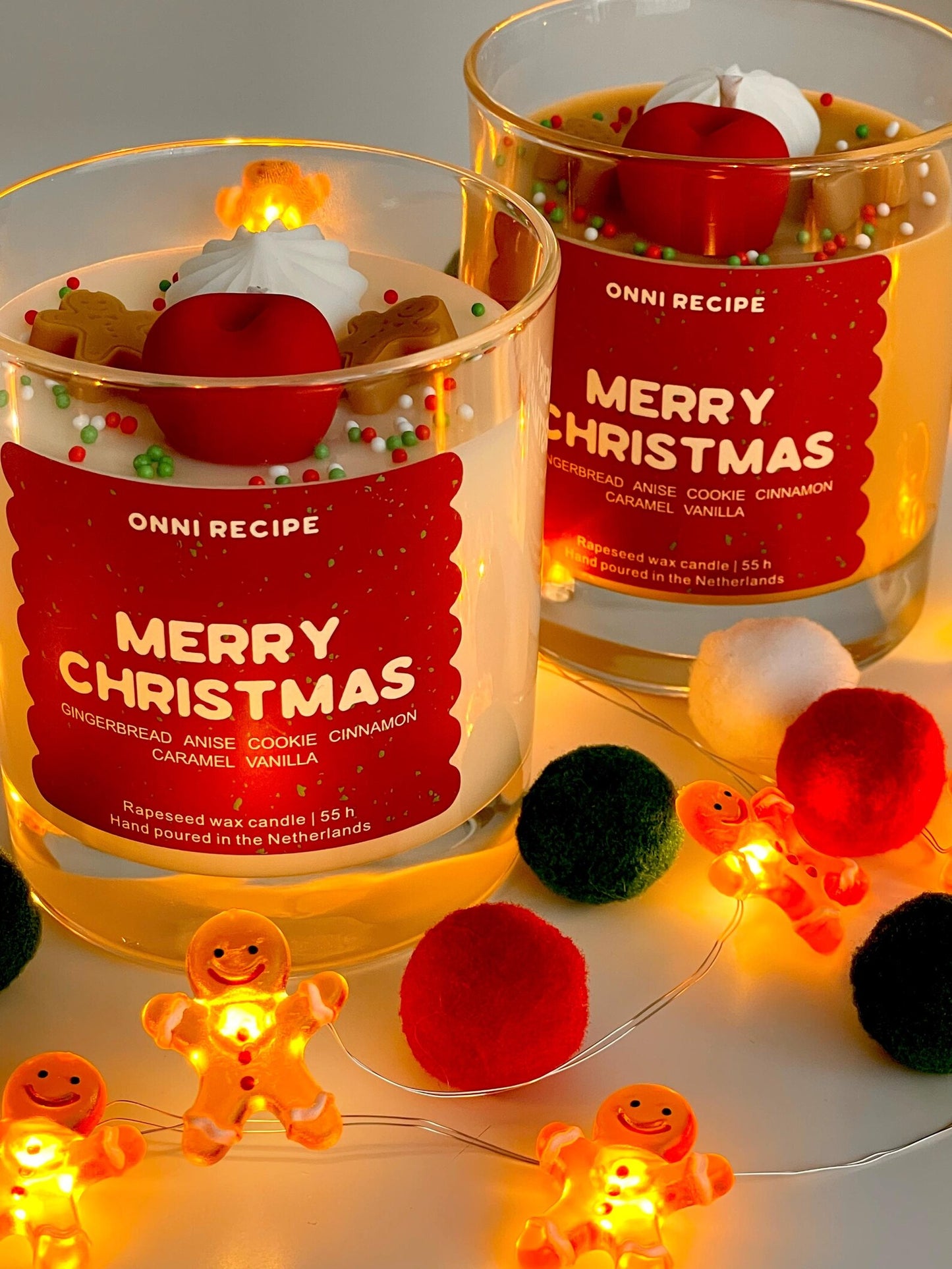 MERRY CHRISTMAS - RAPESEED CANDLE - 300ML