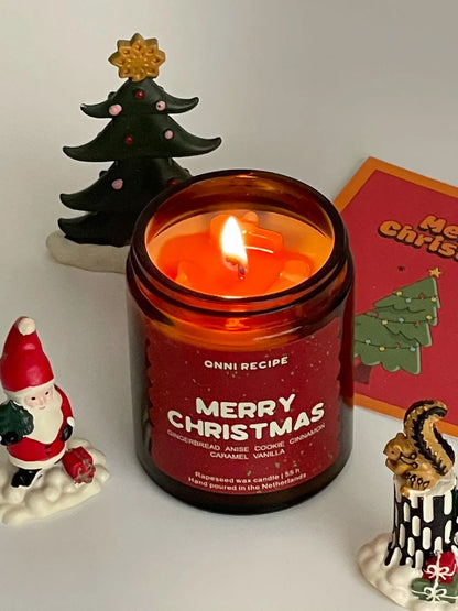 MERRY CHRISTMAS - RAPESEED CANDLE - 170ML