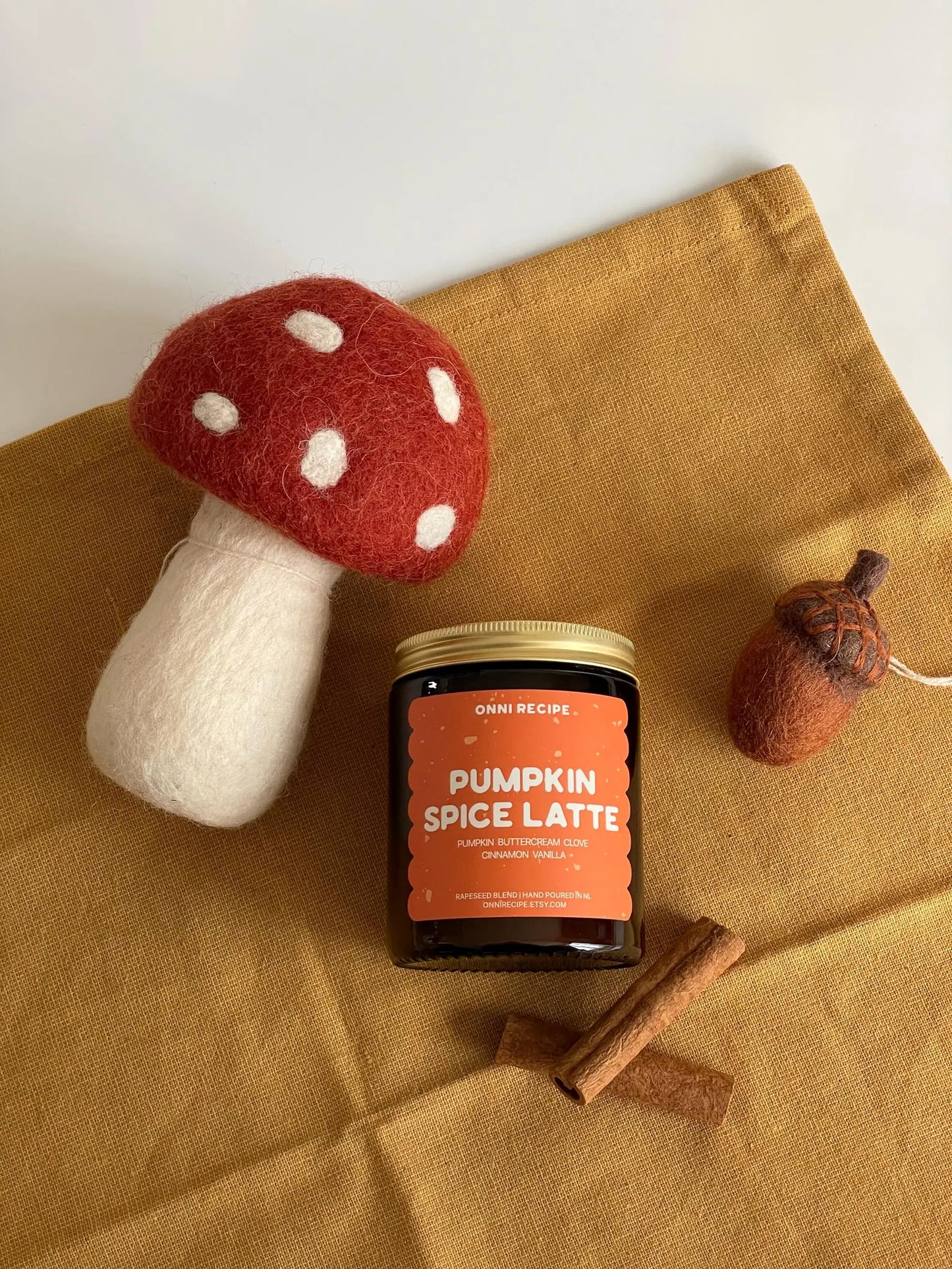 PUMPKIN SPICE LATTE - RAPESEED CANDLE - 170ML/ 250ML