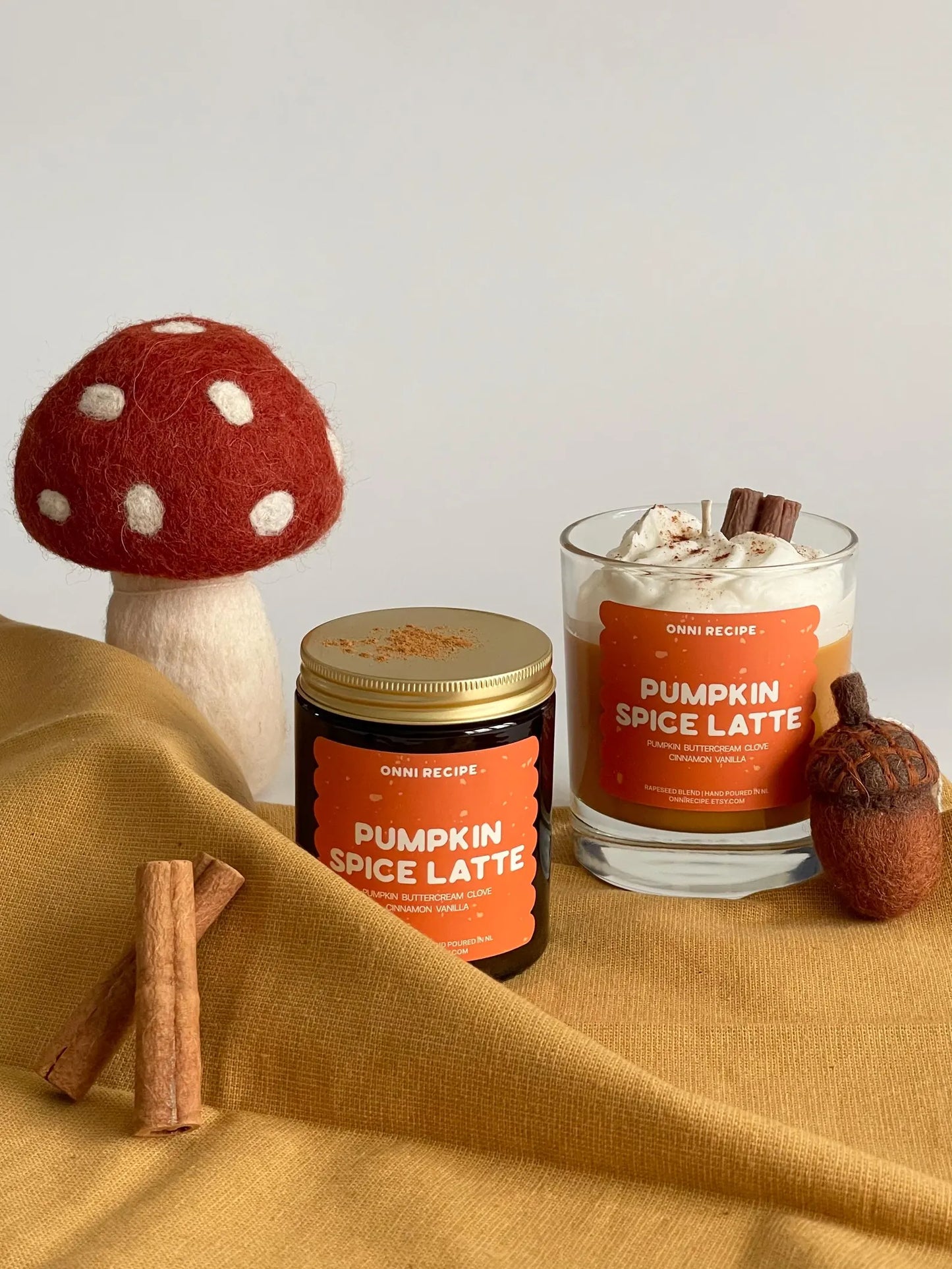PUMPKIN SPICE LATTE - RAPESEED CANDLE - 170ML/ 250ML