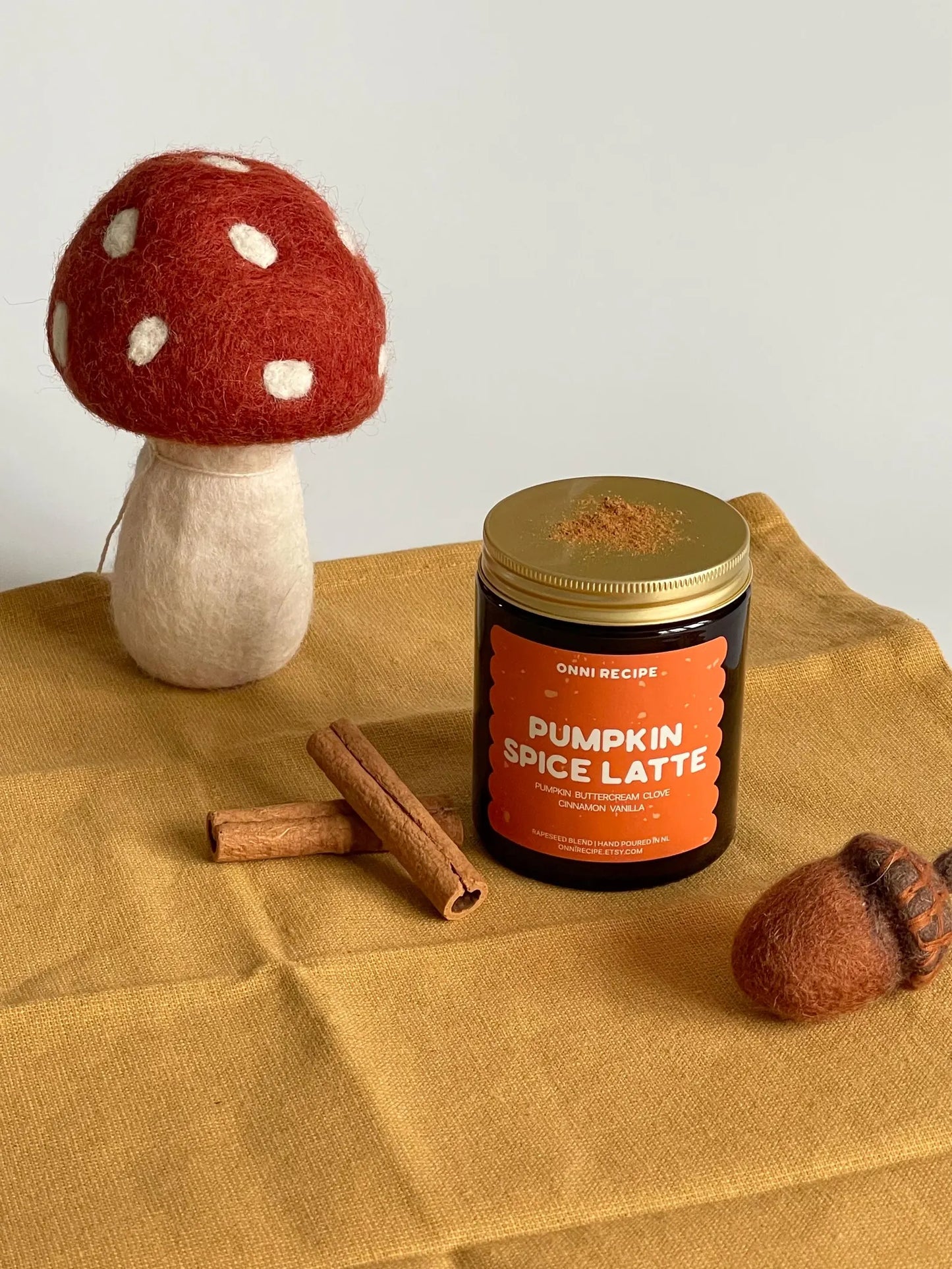 PUMPKIN SPICE LATTE - RAPESEED CANDLE - 170ML/ 250ML