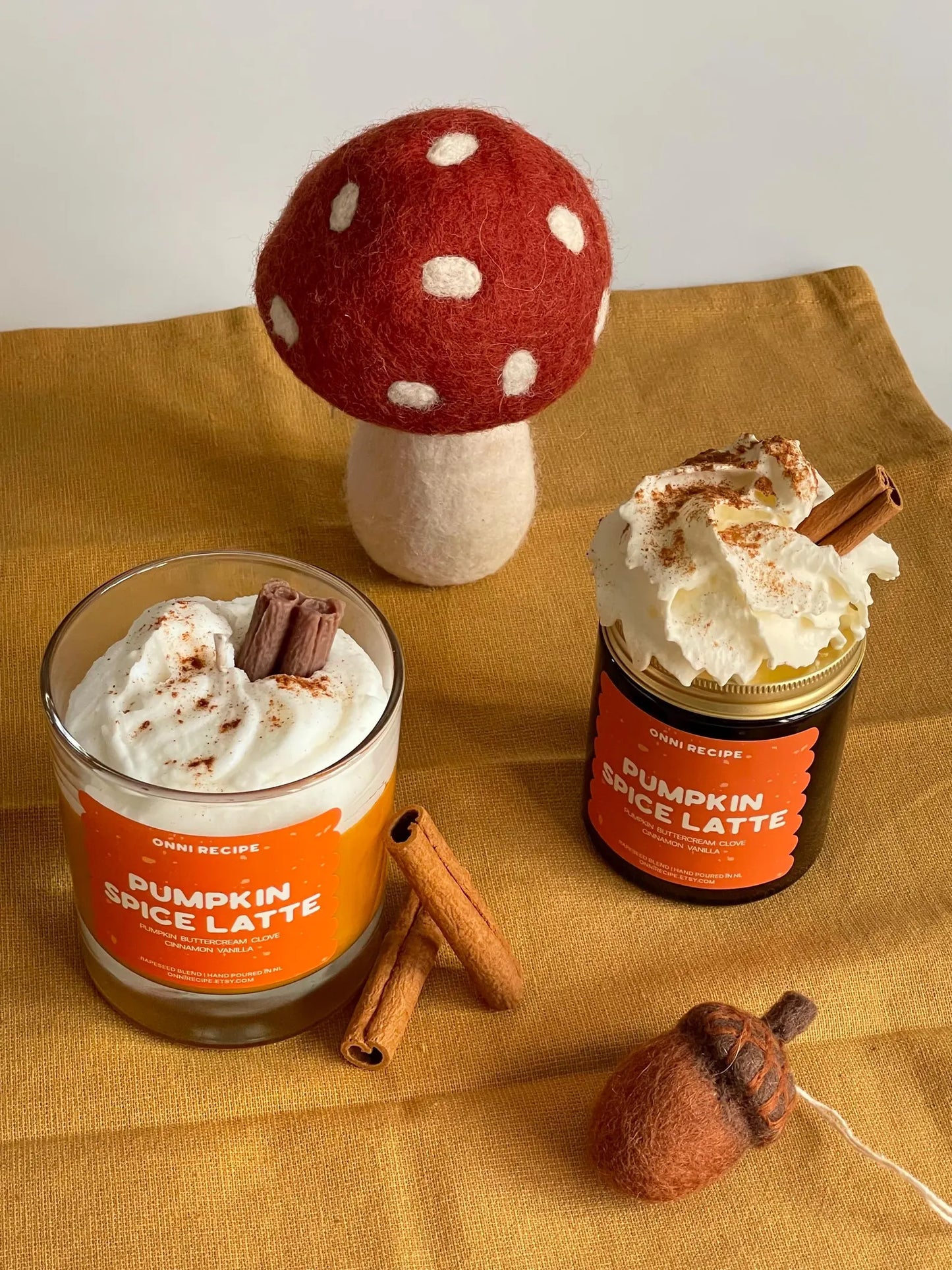 PUMPKIN SPICE LATTE - RAPESEED CANDLE - 300ML