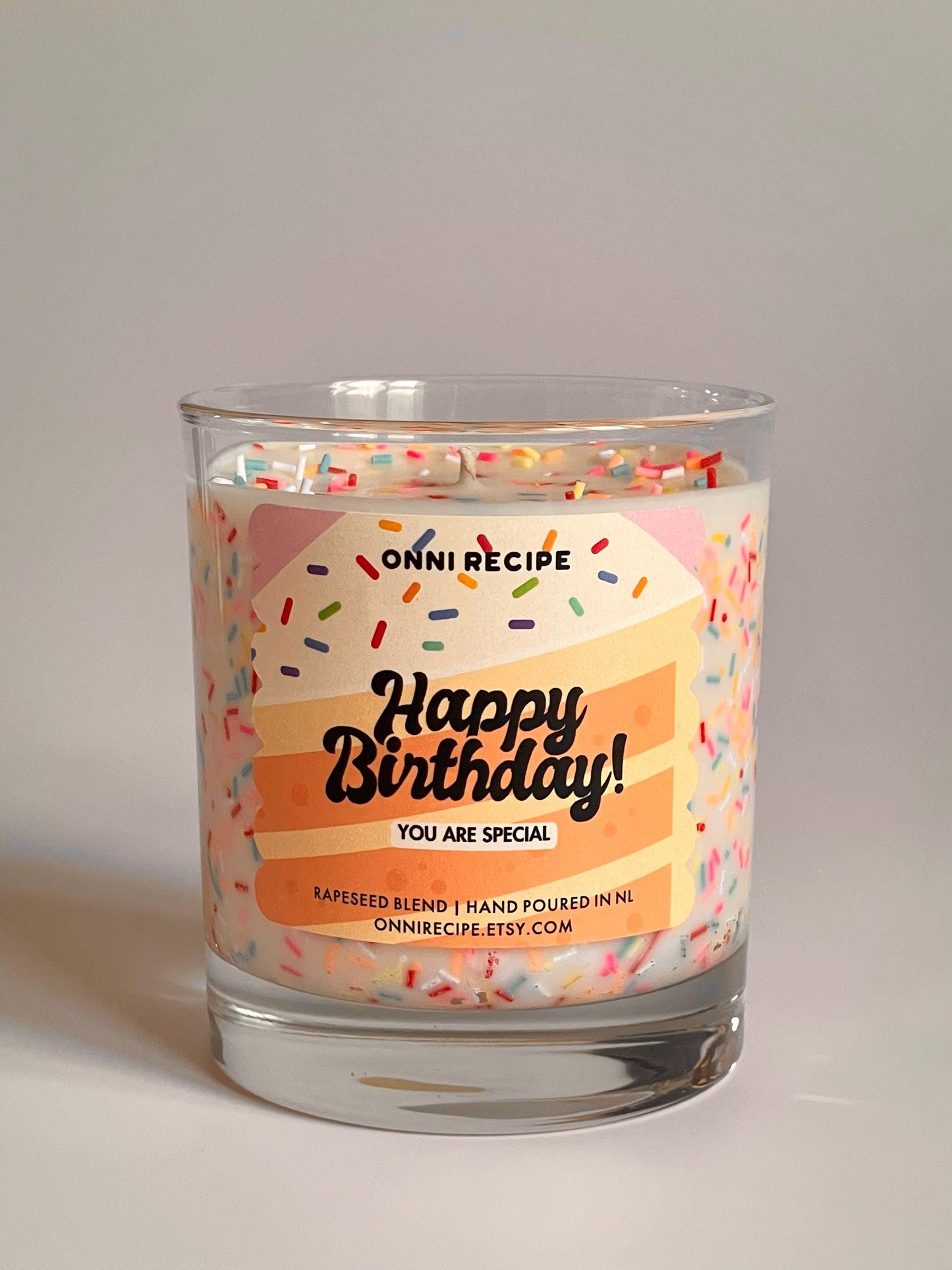 HAPPY BIRTHDAY - RAPESEED CANDLE - 300ML