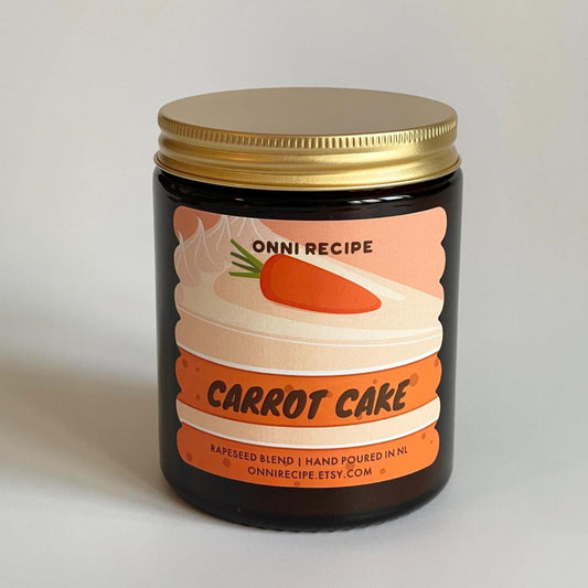 CARROT CAKE - RAPESEED WAX CANDLE - 170ML/ 250ML