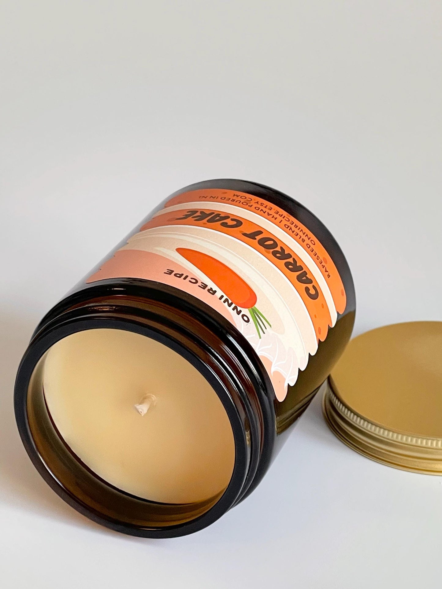 CARROT CAKE - RAPESEED WAX CANDLE - 170ML/ 250ML