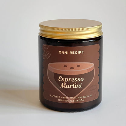 ESPRESSO MARTINI - RAPESEED CANDLE - 170ML/ 250ML