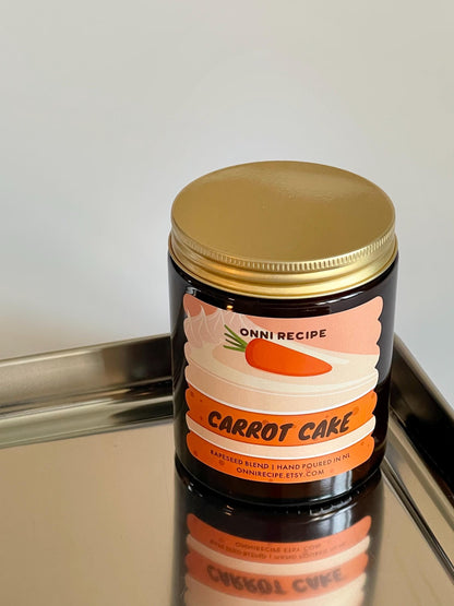 CARROT CAKE - RAPESEED WAX CANDLE - 170ML/ 250ML