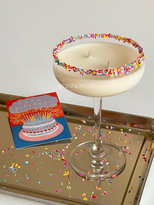 BIRTHDAY MARTINI - RAPESEED CANDLE - 300ML