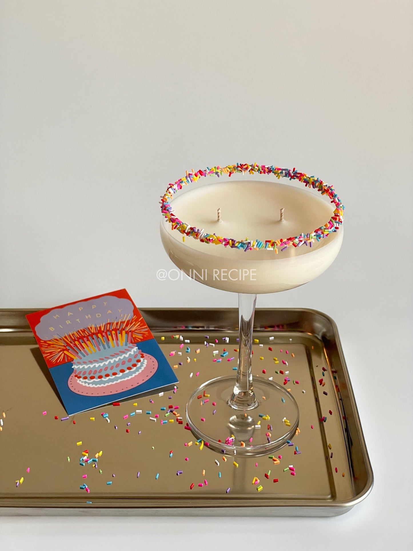 BIRTHDAY MARTINI - RAPESEED CANDLE - 300ML