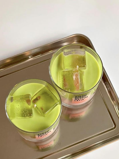 STRAWBERRY MATCHA LATTE  - RAPESEED CANDLE - 300ML