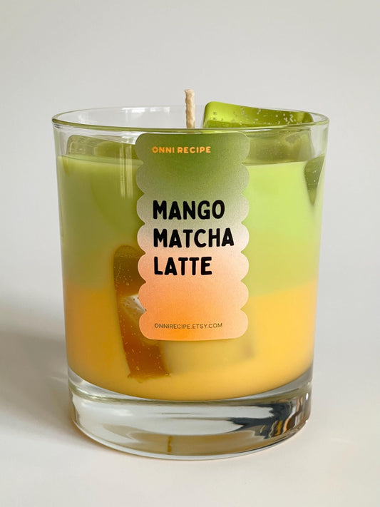 MANGO MATCHA LATTE -  RAPESEED CANDLE - 300ML