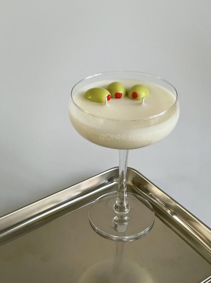DIRTY MARTINI - RAPESEED CANDLE - 300ML