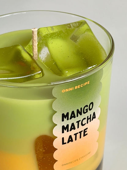 MANGO MATCHA LATTE -  RAPESEED CANDLE - 300ML