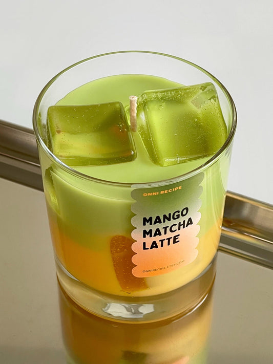 MANGO MATCHA LATTE -  RAPESEED CANDLE - 300ML