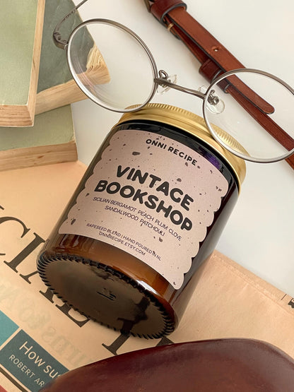 VINTAGE BOOKSHOP - RAPESEED CANDLE - 170ML/ 250ML