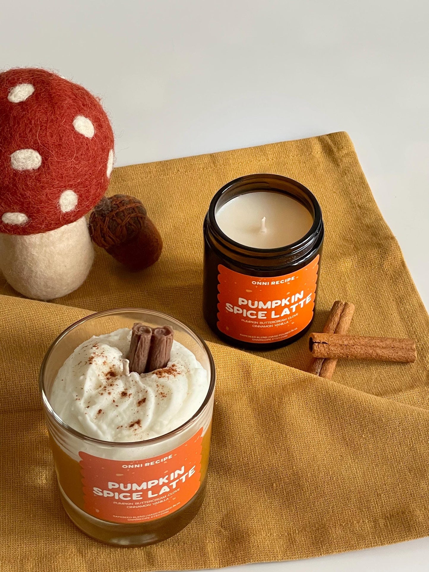 PUMPKIN SPICE LATTE - RAPESEED CANDLE - 170ML/ 250ML