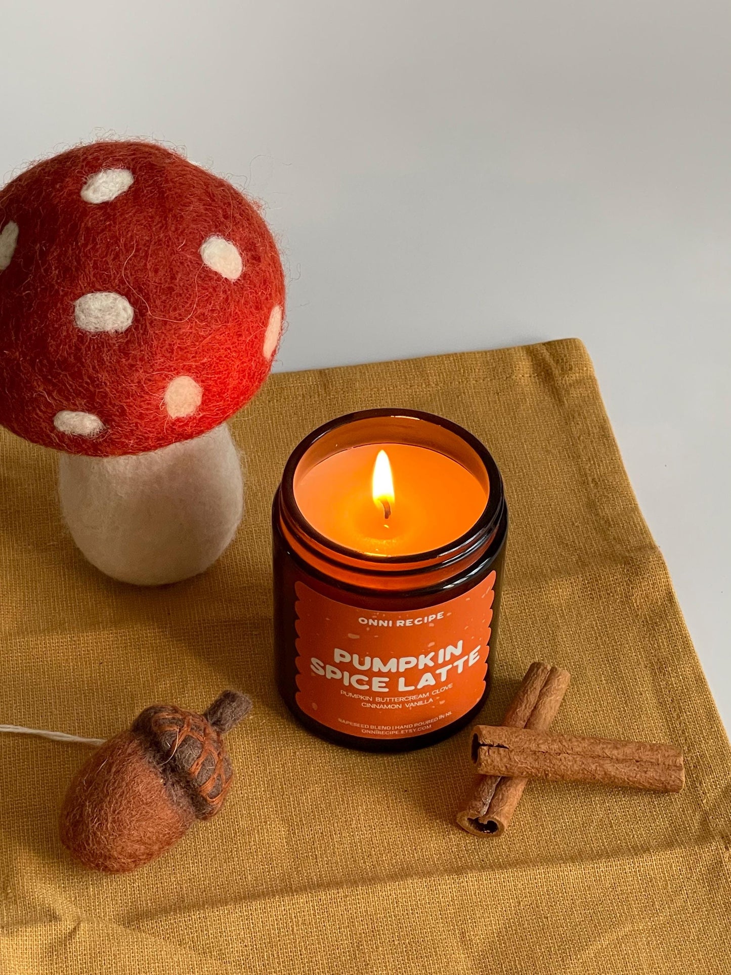 PUMPKIN SPICE LATTE - RAPESEED CANDLE - 170ML/ 250ML