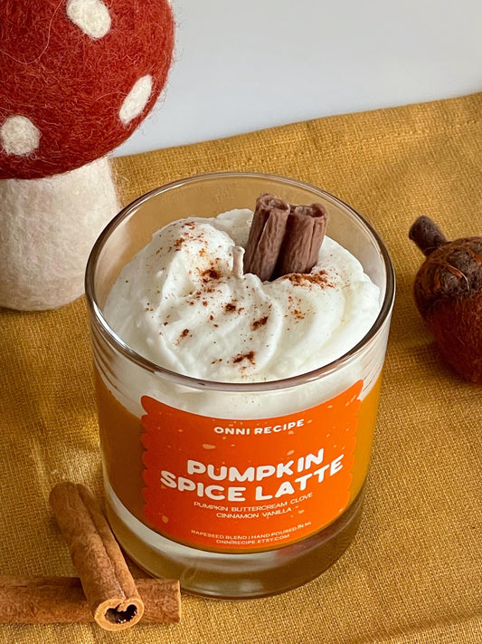 PUMPKIN SPICE LATTE - RAPESEED CANDLE - 300ML