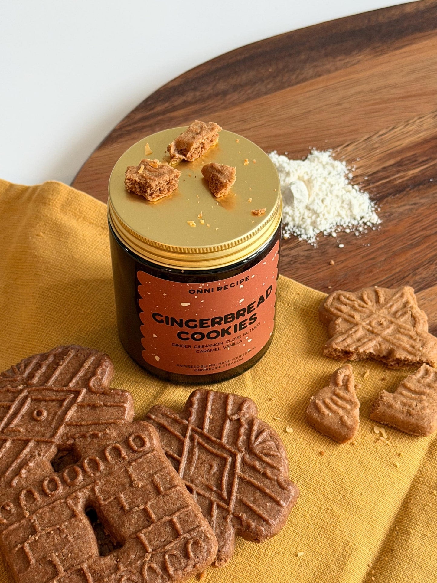 GINGERBREAD COOKIES - RAPESEED WAX CANDLE - 170ML/ 250ML