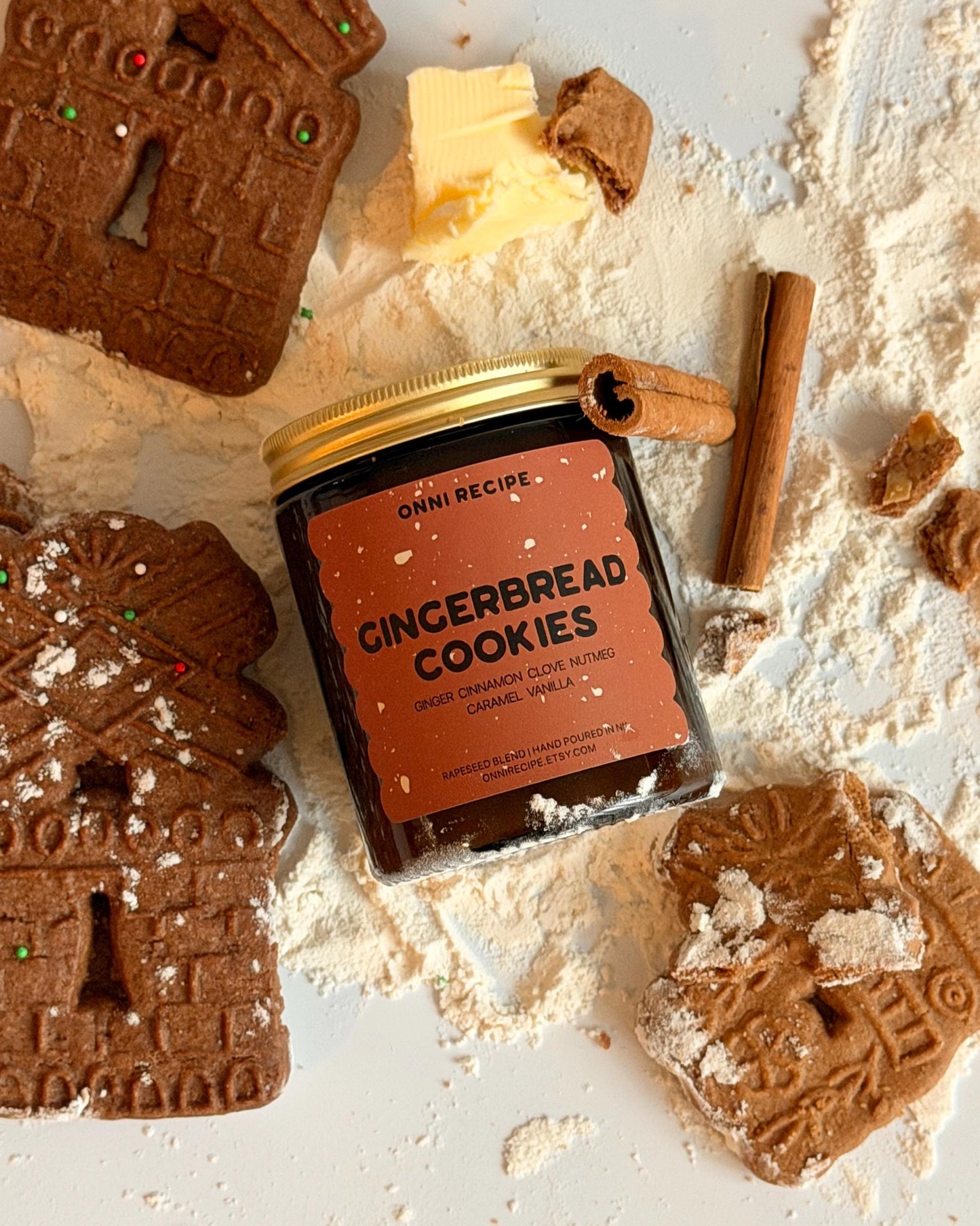 GINGERBREAD COOKIES - RAPESEED WAX CANDLE - 170ML/ 250ML