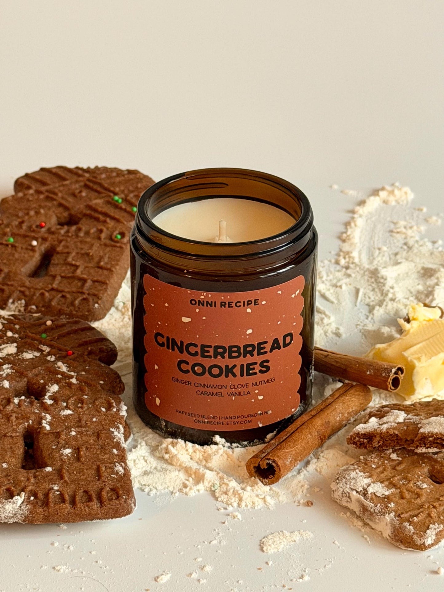 GINGERBREAD COOKIES - RAPESEED WAX CANDLE - 170ML/ 250ML