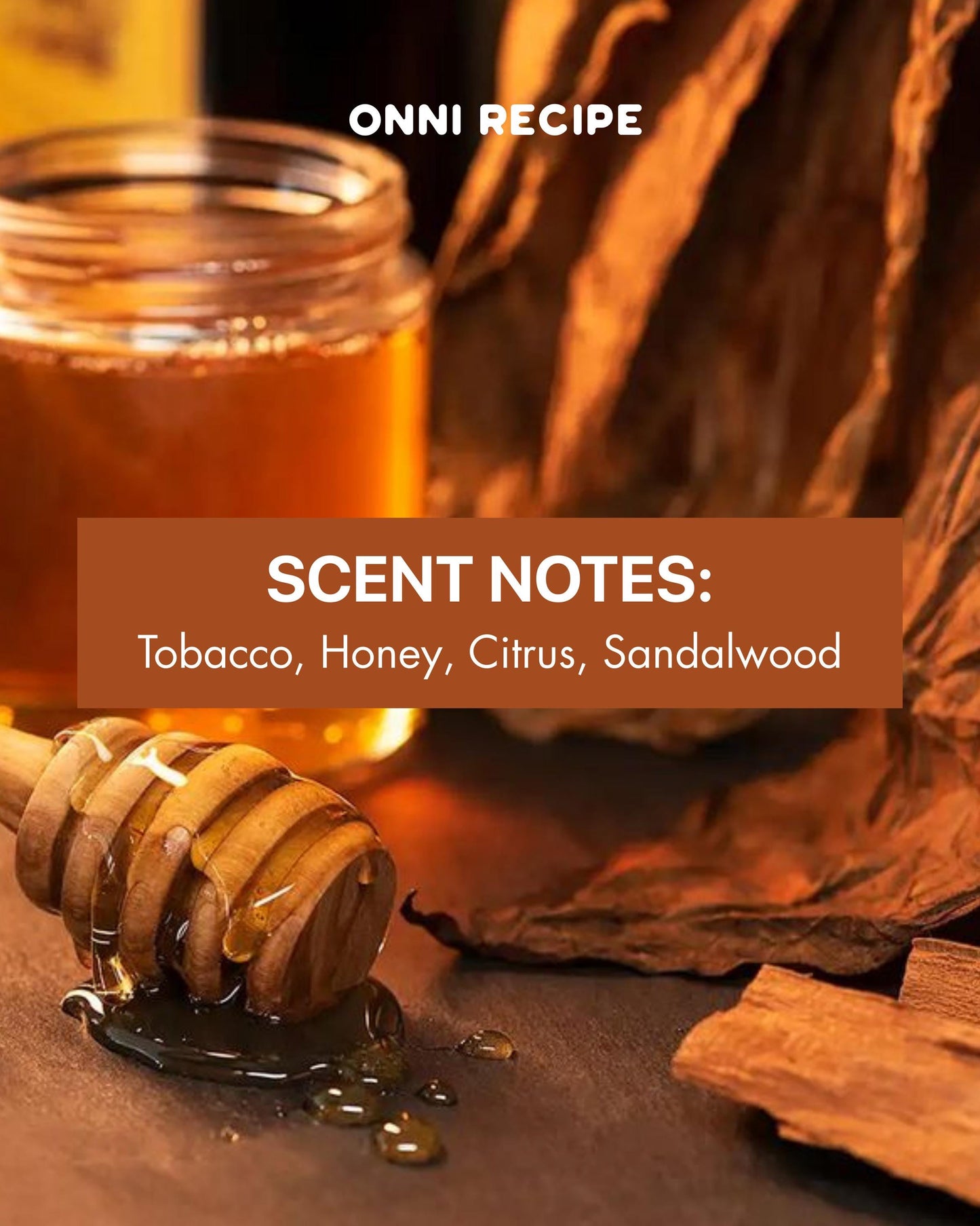 DARK HONEY TOBACCO - REED DIFFUSER 120ML 4 MONTHS