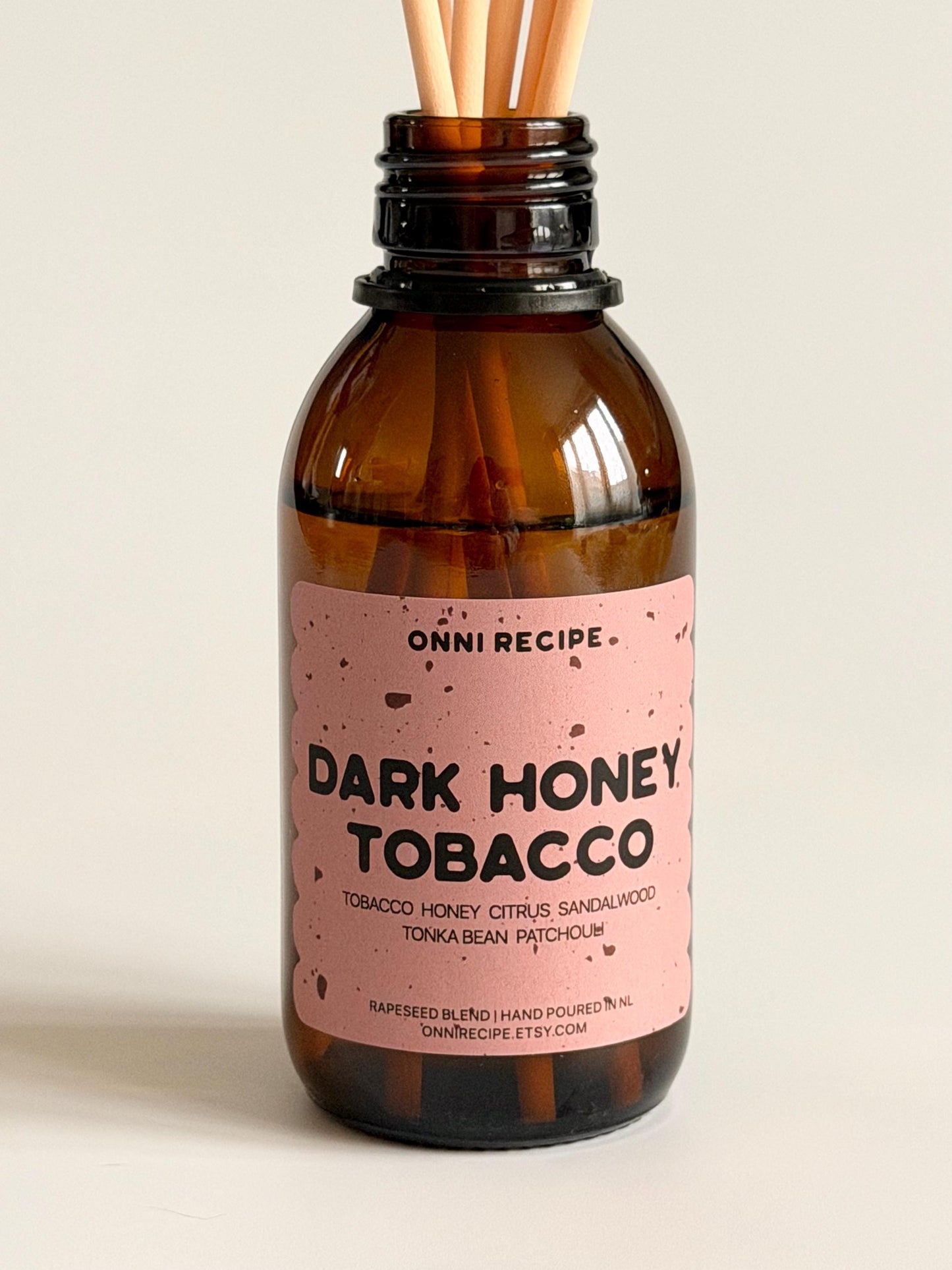 DARK HONEY TOBACCO - REED DIFFUSER 120ML 4 MONTHS