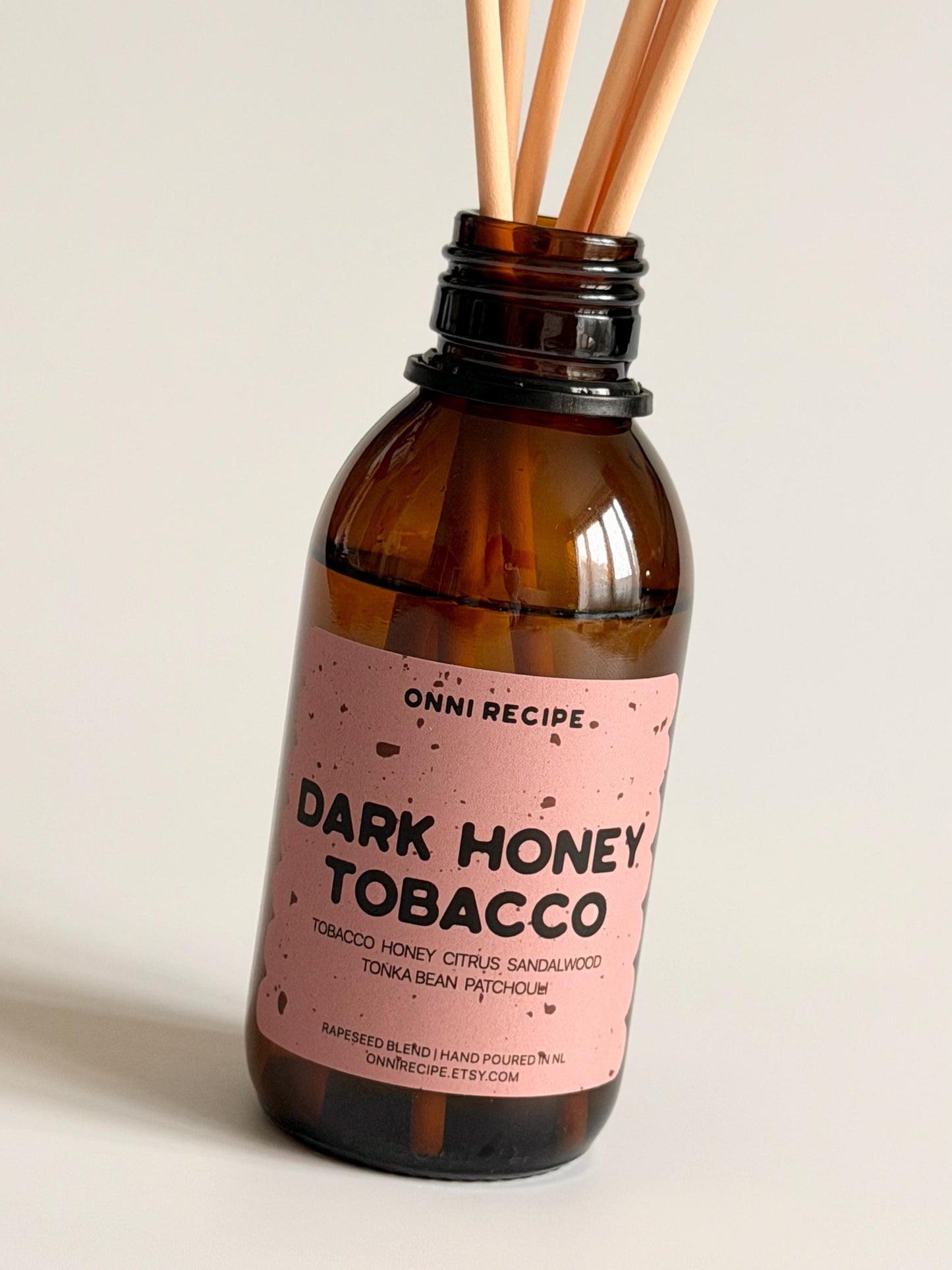 DARK HONEY TOBACCO - REED DIFFUSER 120ML 4 MONTHS