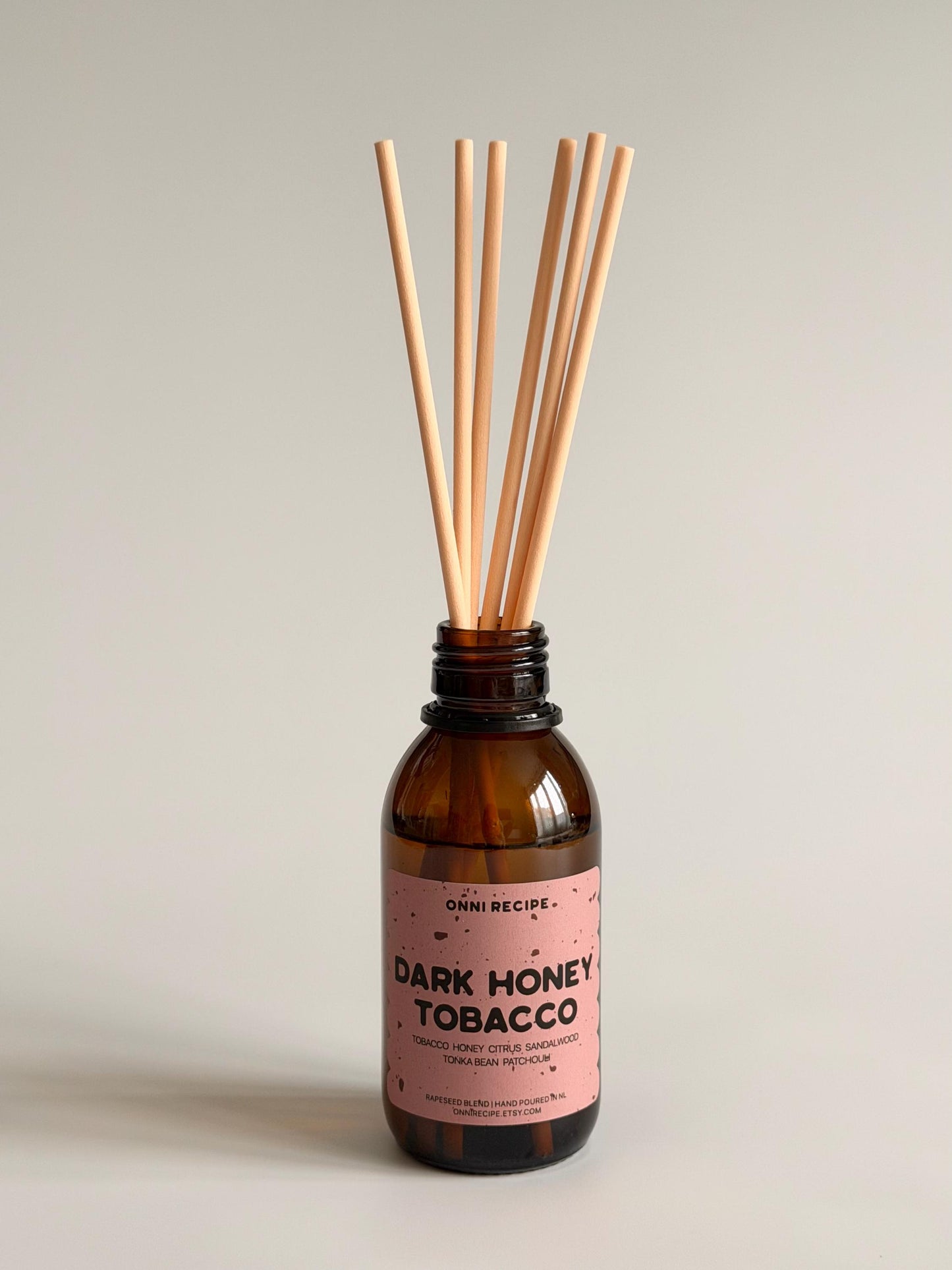 DARK HONEY TOBACCO - REED DIFFUSER 120ML 4 MONTHS