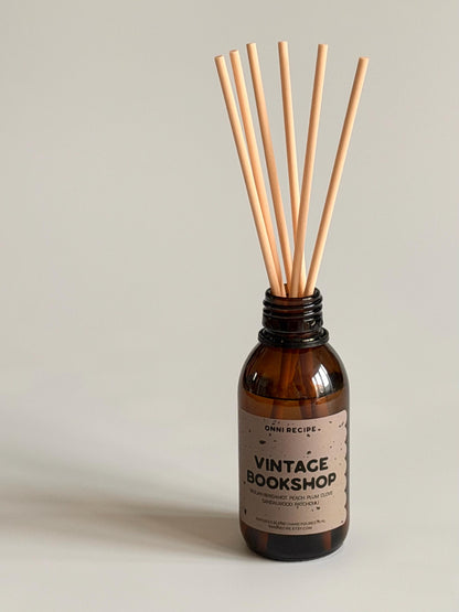 VINTAGE BOOKSHOP - REED DIFFUSER 120ML 4 MONTHS