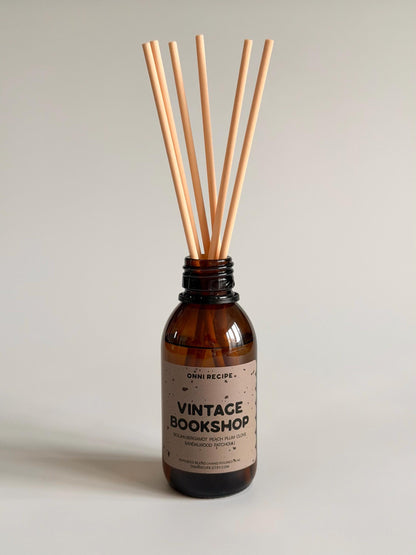 VINTAGE BOOKSHOP - REED DIFFUSER 120ML 4 MONTHS